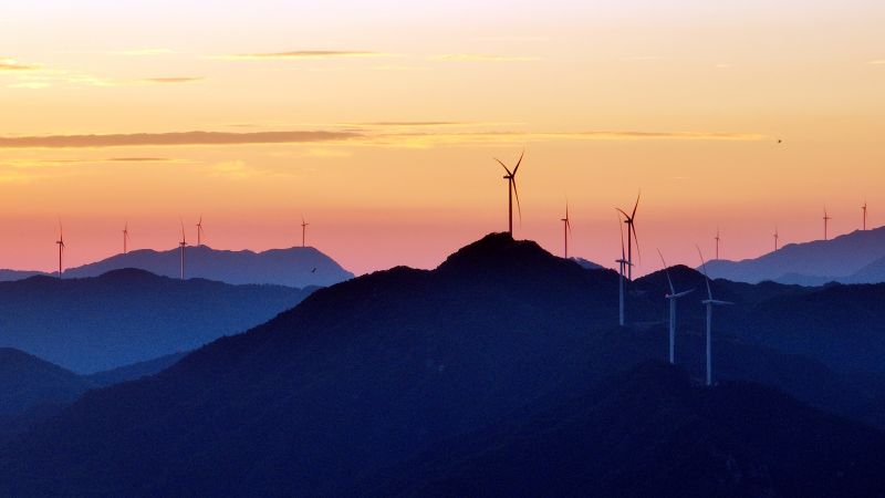 江西遂川：风力发电 绘就生态画卷