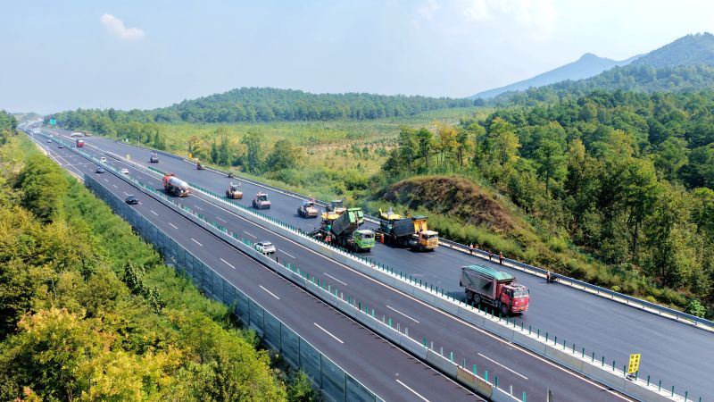 江西峡江：樟吉高速改扩建工程有序推进