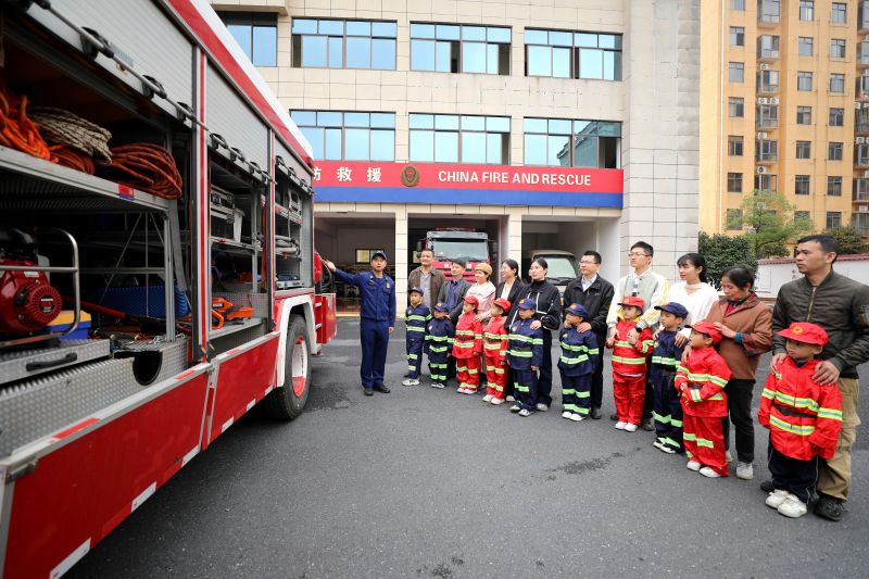 江西峡江：普及消防知识 迎消防宣传日